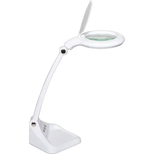 MAULiris Lámpara con Lupa LED Atenuable Blanca