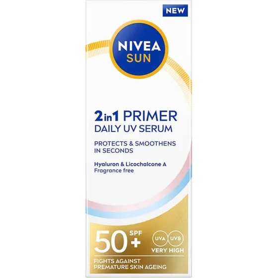 Nivea Primer 2en1 Serum SPF50+ Sun 30 ml