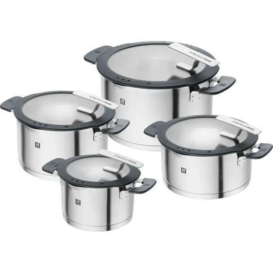 Zwilling Simplify Batería de Cocina de Acero Inoxidable, 4 Piezas