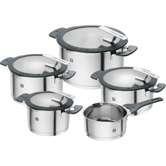 ZWILLING Simplify Batería de Cocina de Acero Inoxidable, 5 Piezas