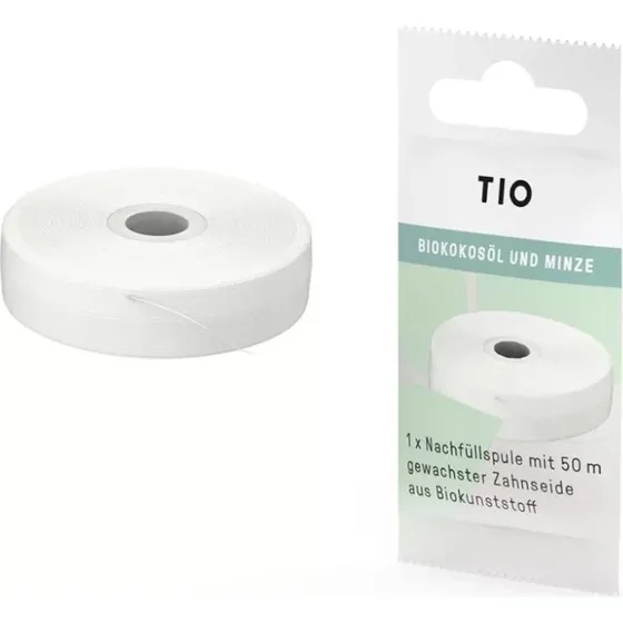 TIO Hilo Dental Vegano con Aceite de Coco 50 m