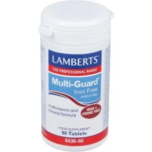 Lamberts Multi-Guard Sin Hierro Ni Yodo 60 Comprimidos