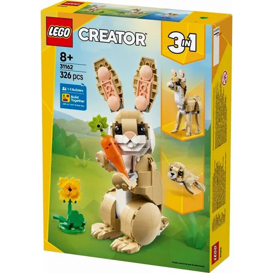 LEGO Creator 3 en 1 Lindo Conejito 31162