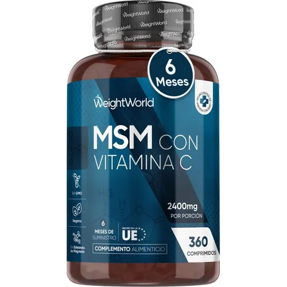 WeightWorld MSM con Vitamina C 2400mg