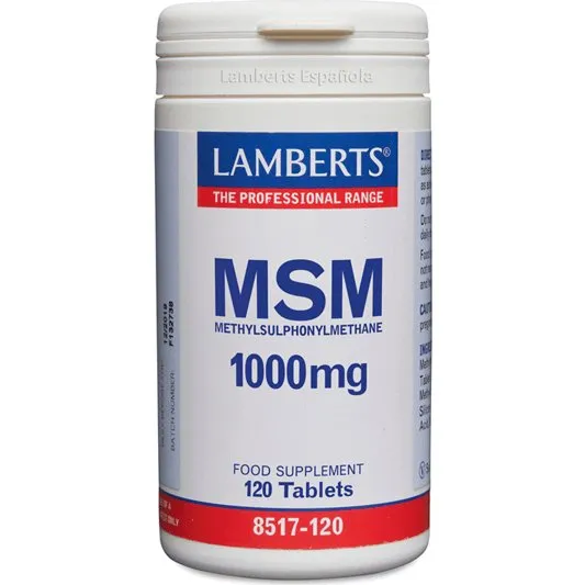 Lamberts MSM 1000 mg 120 Comprimidos