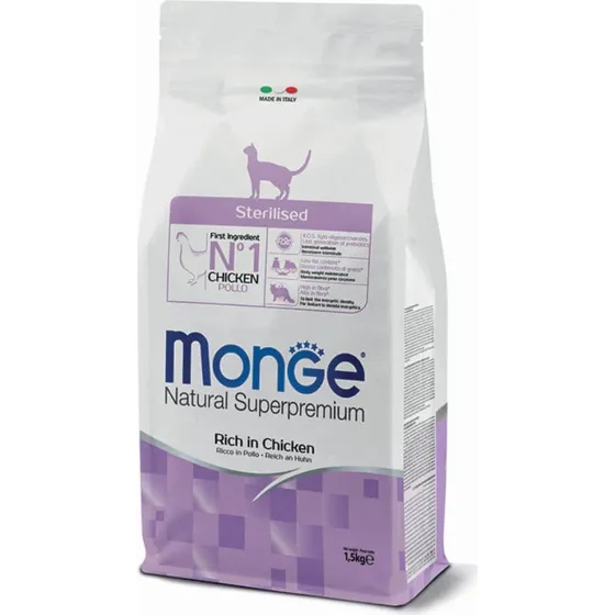 Monge Natura Superpremium Sterilised Pollo - 1,5 kg
