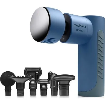 Medisana MG 600 Azul Negro | Pistola de Masaje Frío y Calor