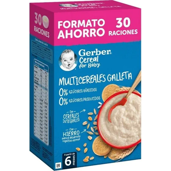 Gerber Multicerales Galleta 510g +6m
