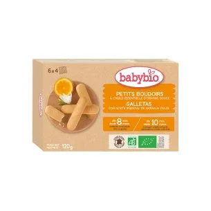 Babybio Galletas de Dentición con Aceite de Naranja 120g