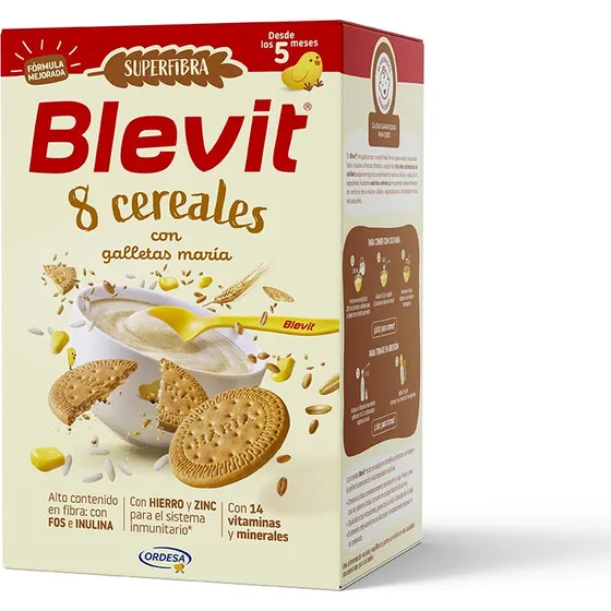 Blevit Superfibra 8 Cereales Galleta María 500g