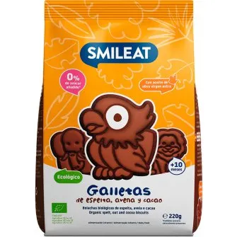 Smileat Galleta Cacao Eco 220g