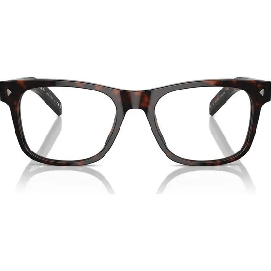 Prada PR A13V Gafas de Vista Hombre Cuadradas Habano