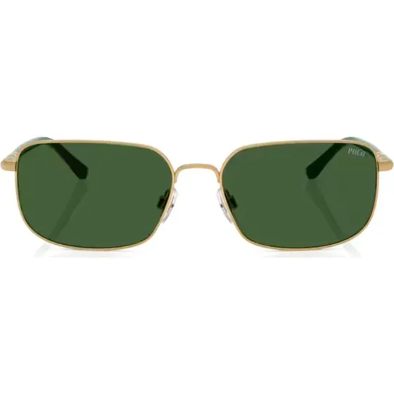 Polo Ralph Lauren PH3159 Gafas de Sol Cuadradas de Metal Oro