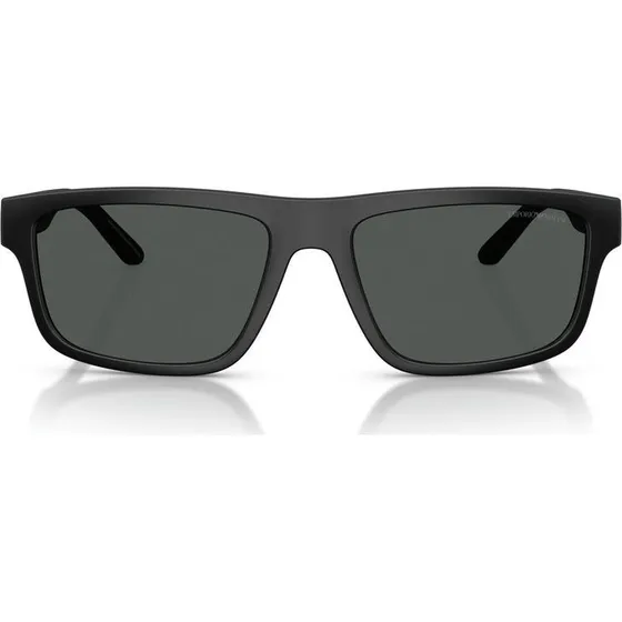 Emporio Armani EA 4244U Gafas de Sol Cuadradas para Hombre - Negro/Gris