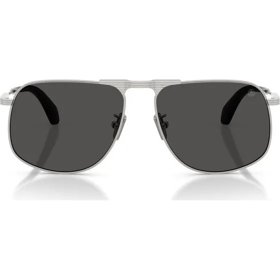 Moncler Vitessa Me4014 Gafas de Sol Piloto Plateadas con Lentes Grises