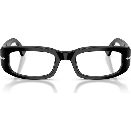 Persol PO 3388V Gafas de Vista Rectangulares Unisex en Acetato Negro