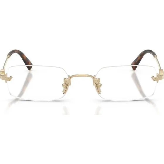 Miu Miu MU 50YV ZVN1O1 Gafas de Vista Cuadradas de Metal Oro