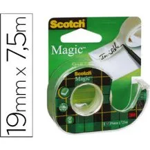 Scotch Magic Invisible 19 mm x 7,5 m con Dispensador