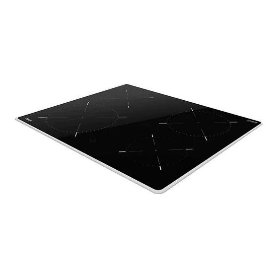 Teka TTC 64010 CRD Placa Vitrocerámica de 60 cm, 4 Zonas, Negro