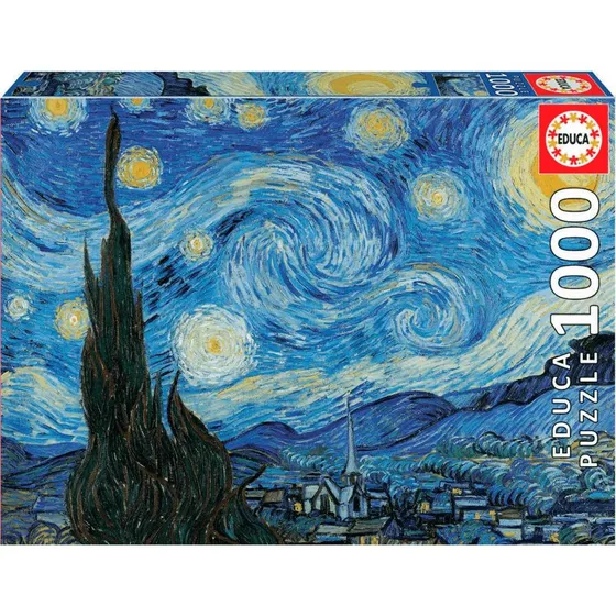 Educa Puzzle 1000 La Noche Estrellada Van Gogh