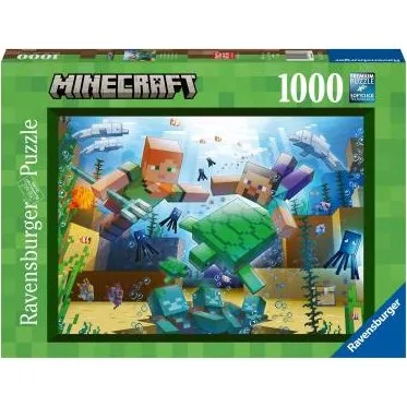 Ravensburger Minecraft Puzzle 1000 Piezas Mosaic
