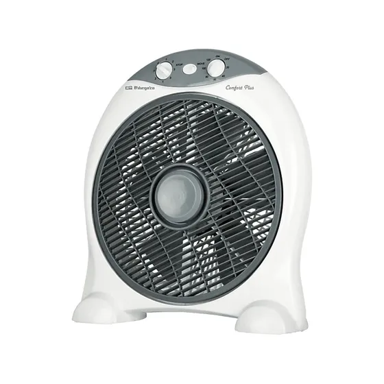 Ventilador de sobremesa Orbegozo BF1030, 30 cm, 6 aspas, Blanco