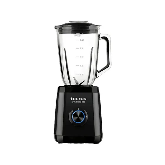 Batidora de vaso Taurus Optima Nero 1500W, 1,5L, Negro