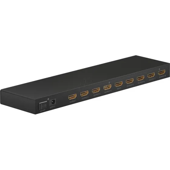 HDMI Splitter 1x8 4K 60Hz Negro