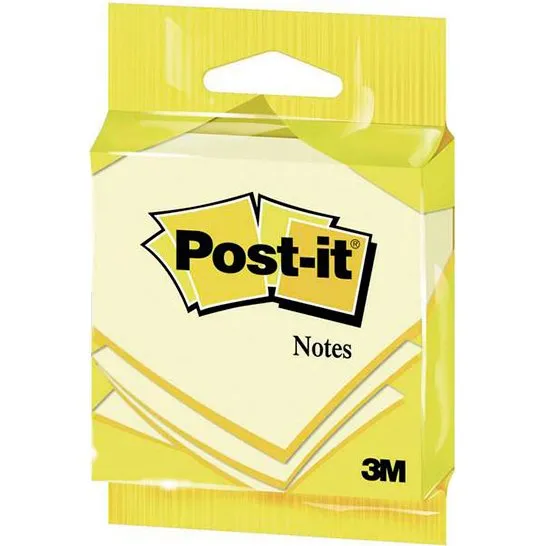 3M Post-it Canary Yellow 76x76mm, 100 hojas