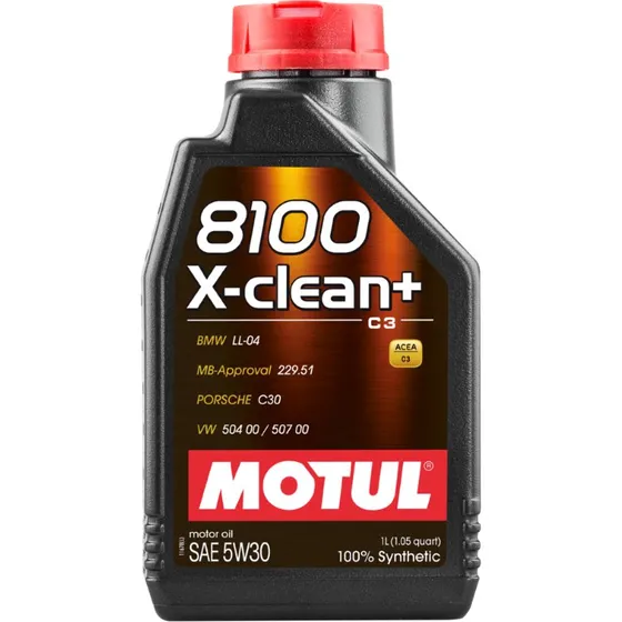 Motul 8100 X-Clean + C3 5W30 1L