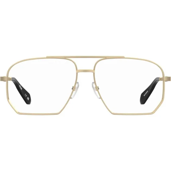 Moschino MOS656 Gafas de Vista Cuadradas en Acero Oro Rosa