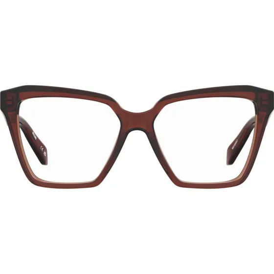 Moschino MOS657 Gafas de Vista Cuadradas para Mujer - Marrón