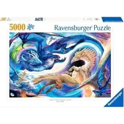 Ravensburger Puzzle Dragón Día y Noche 5000 Piezas
