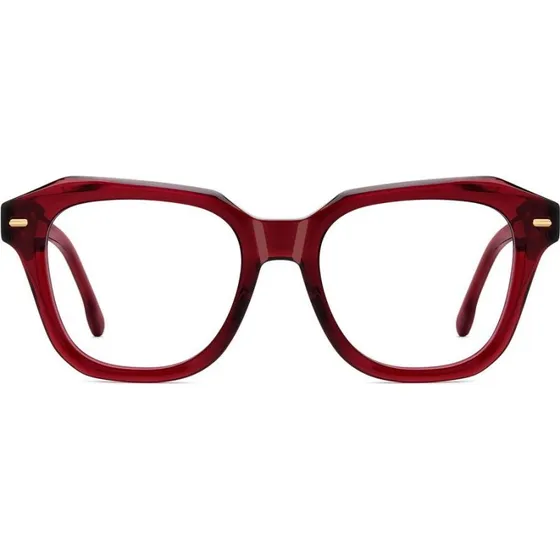 Carrera 3079 Gafas de Vista Mujer Rectangulares Rojas