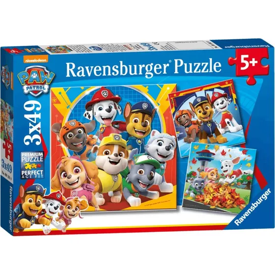 Ravensburger Puzzle Patrulla Canina 3x49 Piezas