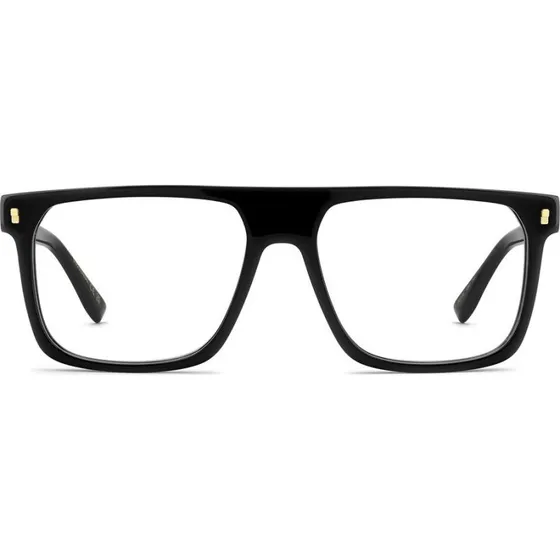 Dsquared2 D2 0182 Gafas de Vista Hombre Rectangulares Negras