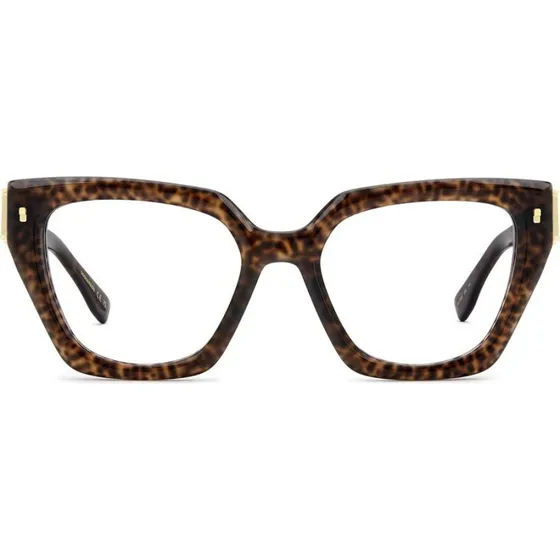 Dsquared2 D2 0186 Gafas de Vista Mujer Cuadradas Color Habano