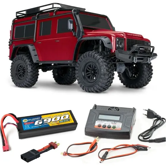 Traxxas TRX-4 Land Rover Defender 1:10 RTR Rojo