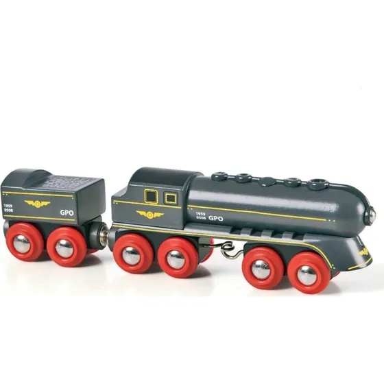 Brio Tren rápido gris con vagón de carbón