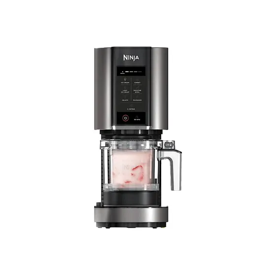 Ninja CREAMi NC302EU Heladera de 7 Programas, 800W, Negro y Plateado