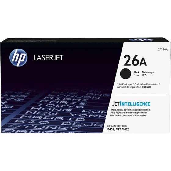 HP 26A CF226A Tóner Negro para LaserJet