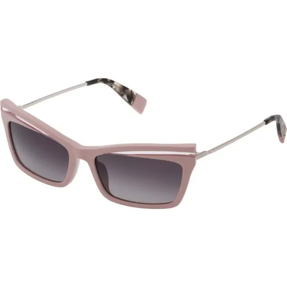 Furla SFU348 Gafas de Sol Ojo de Gato Rosa y Lentes Grises 57mm