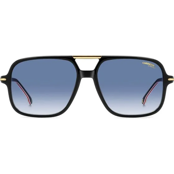 Carrera 350/S Gafas de Sol Rectangulares para Hombre en Negro y Azul