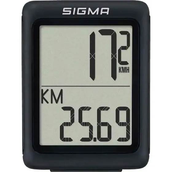 Sigma BC 5.0 WR Cuentakilómetros Alámbrico Negro
