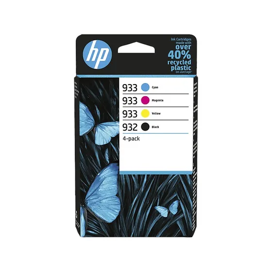 HP 932 Negro + 933 Tricolor Pack de Cartuchos de Tinta Originales