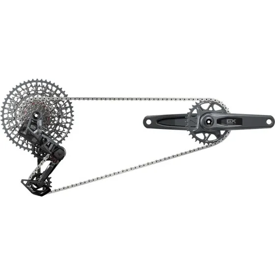 SRAM GX T-Type Eagle AXS Wide DUB 1x12v 32T Negro