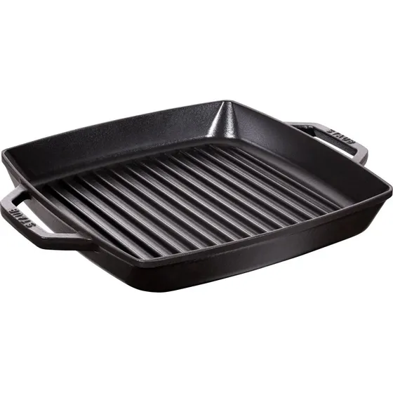 Staub Parrilla de Hierro Fundido Staub Pure 28 cm Negra