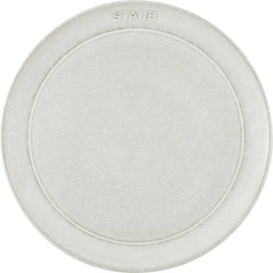Staub Plato Plano New White Truffle 20 cm