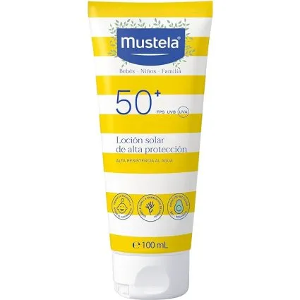Mustela Bebé Leche Solar SPF50+ 100 ml