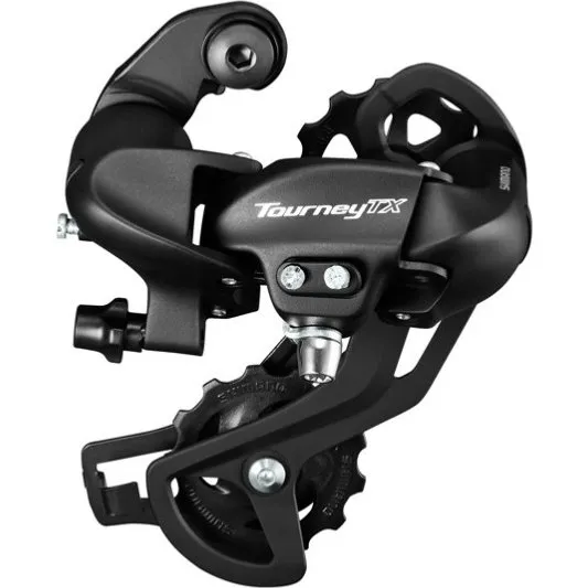 Shimano Tourney TX800 Cambio Trasero 7/8V Negro